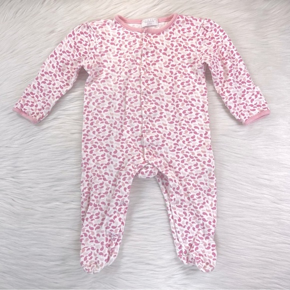 Rosie Pope pink footed pajamas, size 6-9 months - Picture 1 of 4